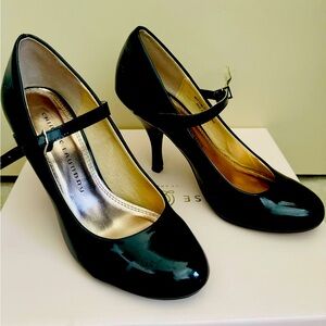 Chinese Laundry Heels Patent Black